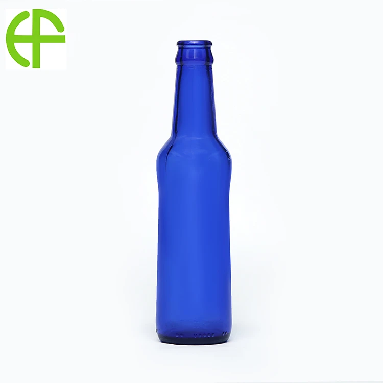 280ml 사파이어 블루 브레이브 맥주 유리병