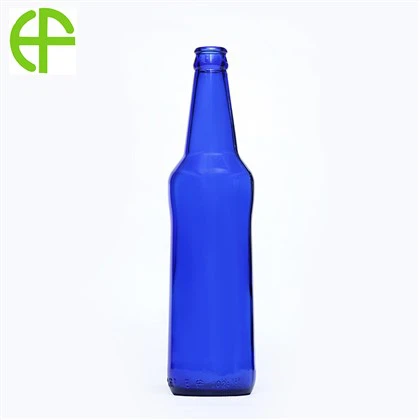 500ml 사파이어 블루 브레이브 맥주 유리병