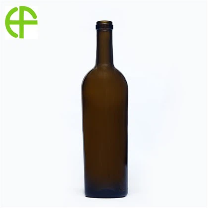 750ml 올리브 그린 Shacheng 992 와인 병